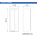 Dozator (dispenser) sapun lichid sau dezinfectant gel, cu senzor Evo otel inox satinat
